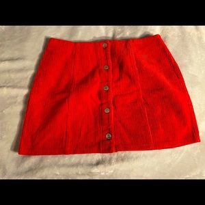 Forever 21 Red Skirt